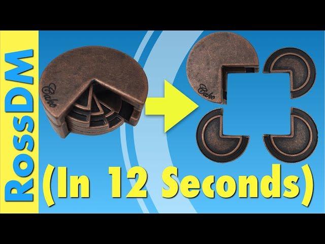 CAKE PUZZLE SOLUTION (in 12 seconds)