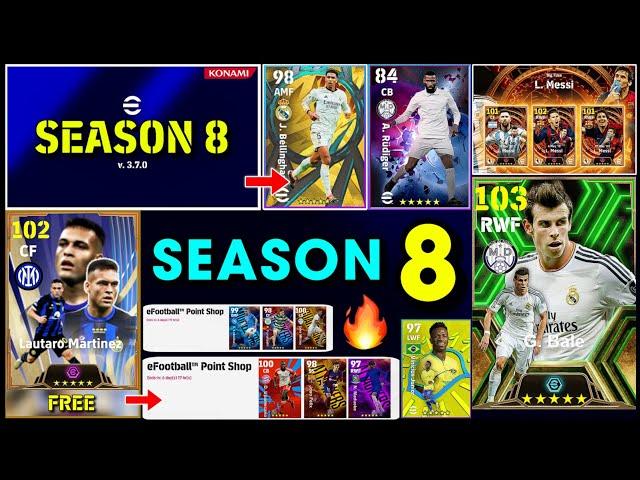 Season 8 Big Update In eFootball™ 2024  800M New Campaign, New Nominating Pack, Login Present 