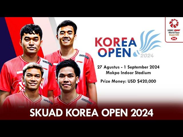 Wakil Indonesia Di Korea Open 2024. Dua Ganda Baru Ikut Leo/Bagas & Fikri/Daniel #koreaopen2024
