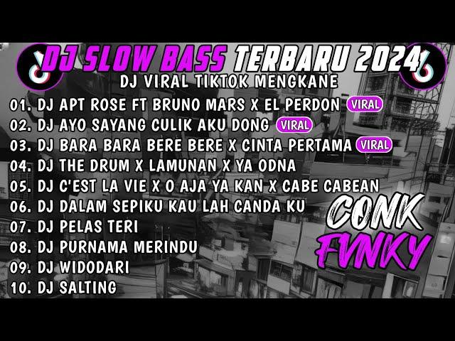 DJ SLOW BASS TERBARU 2024DJ APT ROSE FT BRUNO MARS X EL PERDONDJ AYO SAYANG CULIK AKU DONG.