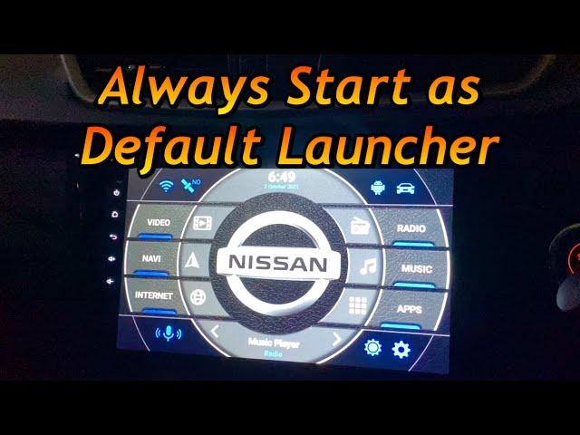 How to always launch Agama Car Launcher ?