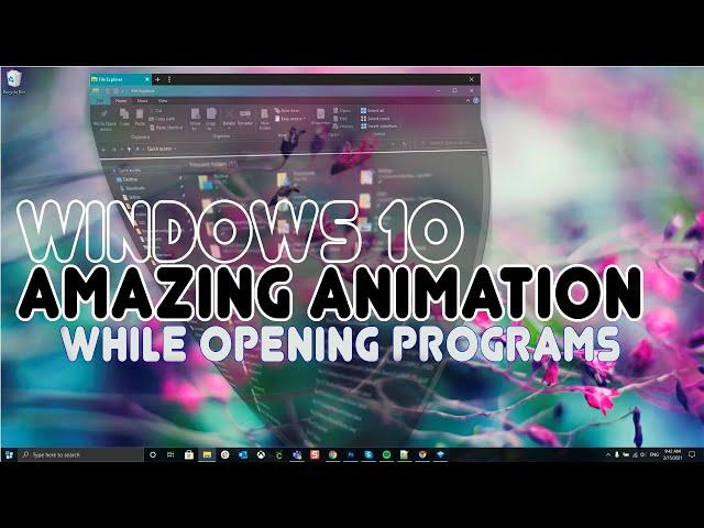 windows 10 Animation Amazing Features | Animation Effects | Cool Customization