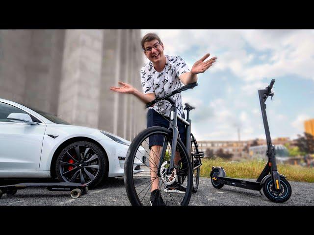 Tesla der Stadt: E-Bike vs. E-Scooter vs. E-Board!