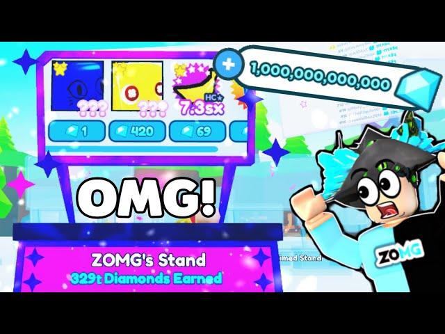  I SPENT 1,000,000,000,000 DIAMONDS ON *BOOTHS* & GOT ??? In Pet Simulator X!