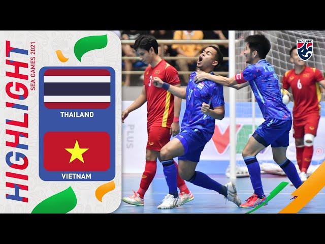 ไฮไลท์ ฟุตซอลชาย ซีเกมส์ 2021 ไทย พบ เวียดนาม พร้อมบรรยากาศรับเหรียญทอง