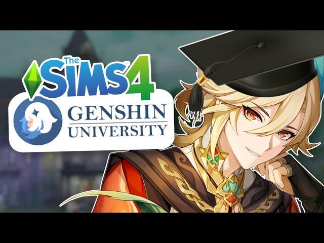 MY GENSHIN COLLEGE SIMS GOT SPICY?!  Genshin University