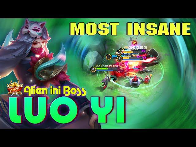 Most Insane Luo Yi! Top Global Luo Yi Gameplay by Alien ini Boss ~ MLBB