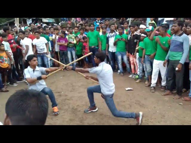 Lathi khel fight  to fight moharram in jhalda purulia