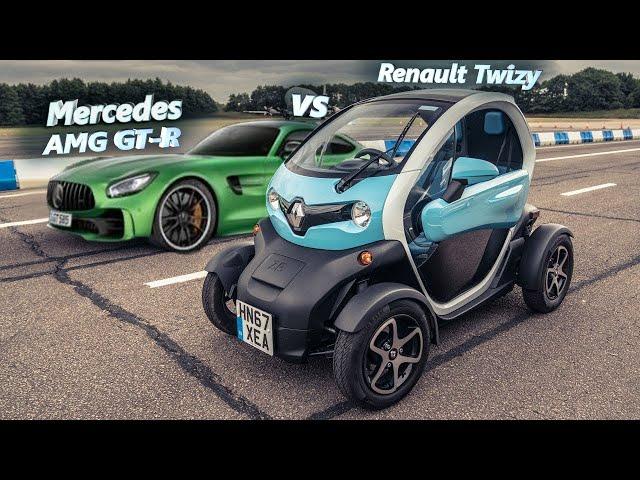 На Что Способен Renault Twizy | Соревнования Маленького Электрокара Рено Твизи