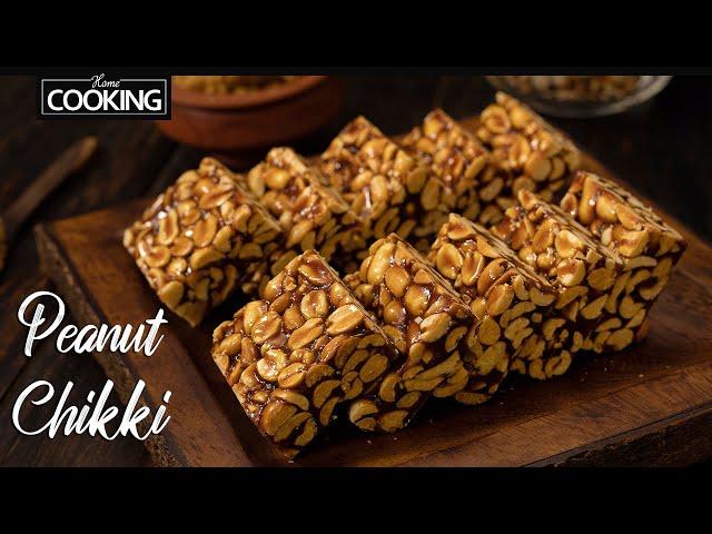 Peanut Chikki Recipe | Groundnut Chikki | Peanut Jaggery Bar | Kadalai Mittai | Healthy Snacks