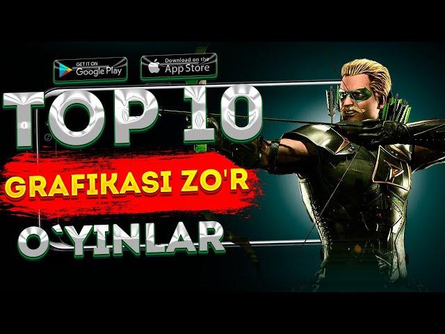 TOP 10 GRAFIKASI ZO'R O'YINLAR | OFFLINE VA ONLINE O'YINLAR