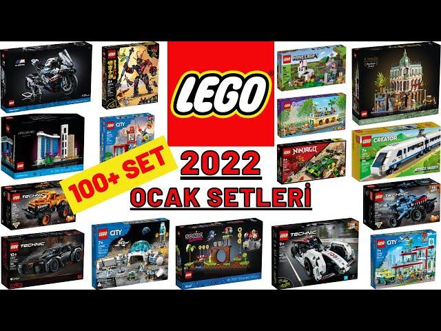 LEGO 2022 OCAK SETLERİ!!! TECHNİC, CREATOR, MARVEL, NİNJAGO, DİSNEY VE CİTY