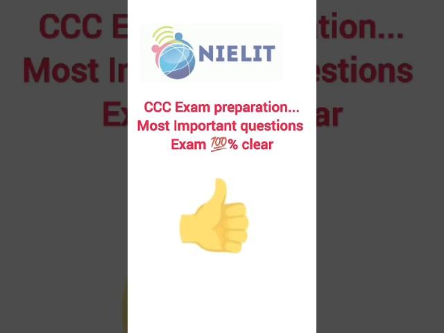 Comment answer ⏩ fast #ccc #exam #mcq #cccquestions #computer