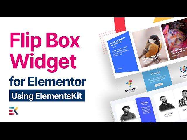 Flip Box Widget for Elementor | Elementskit | All-in-one addon for Elementor