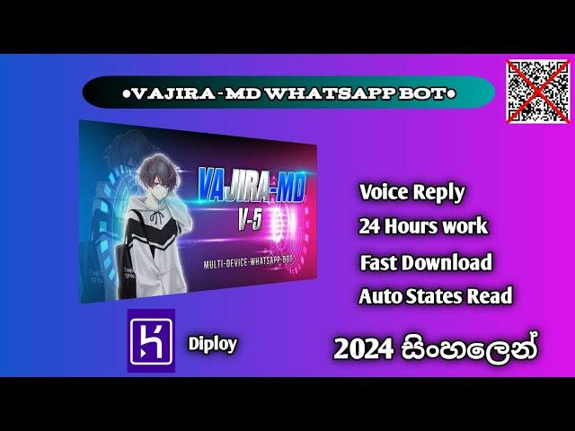 How to create vajira md whatsapp bot | Diploy platform with Heroku #2024 #sinhala @SlNethuMax