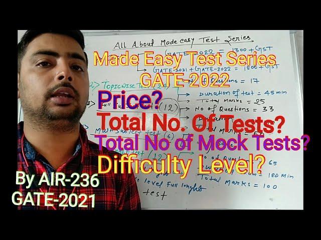 All About Made Easy Test Series||GATE-2022 || BY AIR-236 GATE-2021