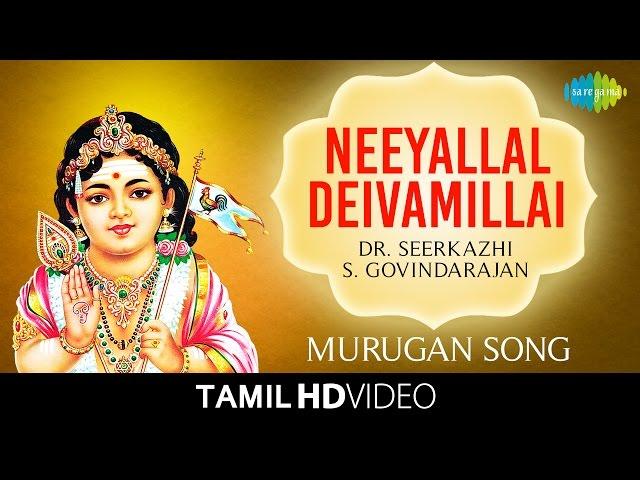 Neeyallal Deivamillai | HD Tamil Devotional Video | Seerkazhi S. Govindarajan | Murugan Songs