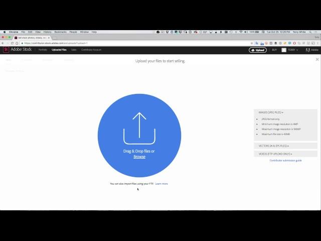 How To Use the NEW Adobe Stock Portal To Upload Your Content for Sale