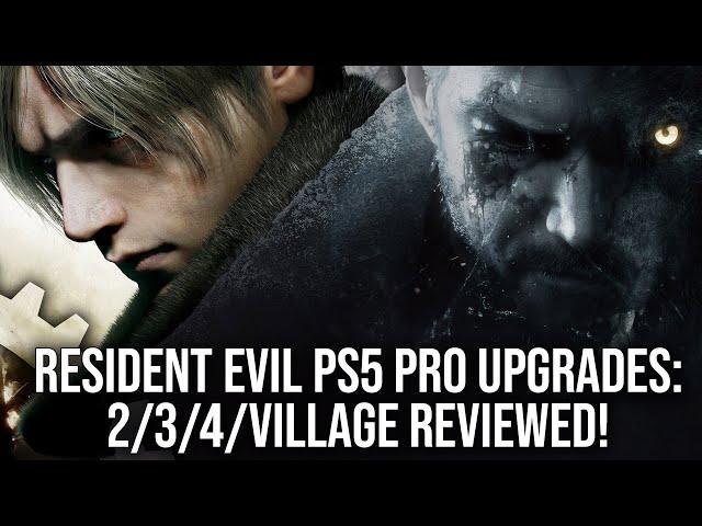 Resident Evil on PS5 Pro - Resi 2/3/4/7/Village - Big RT and 60Hz/120Hz Upgrades!