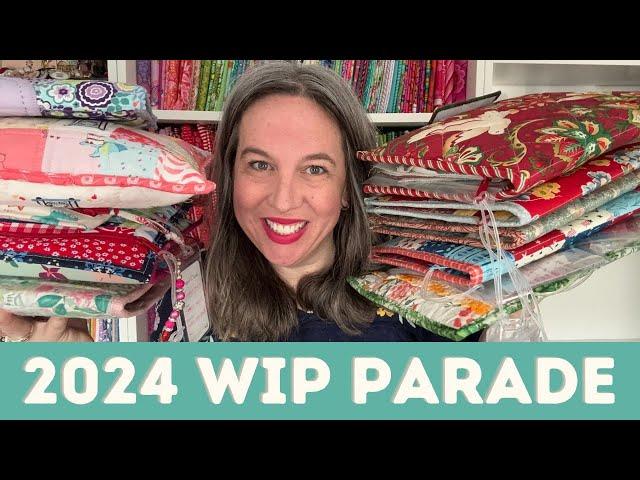 2024 WIP Parade - Come see all My Cross Stitch WIPS