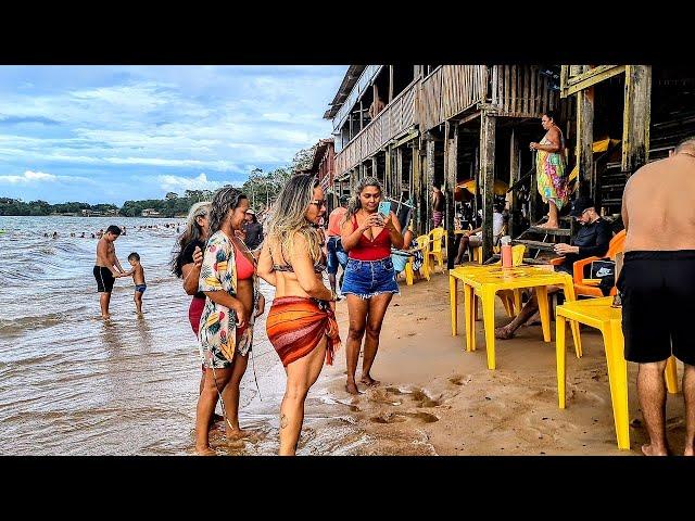 RIVER BEACH WITH WAVES? | The unknown Brazil | 4K 60fps