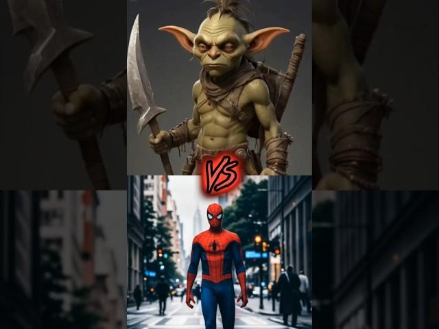 Spiderman vs Goblin  #spiderman #marvel #shorts