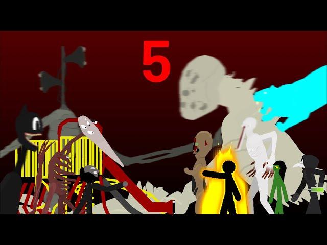 (FINAL TRAILER) Trevor Henderson vs SCP Part 5| Sticknodes Animation!