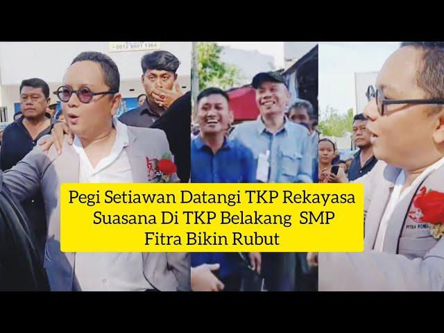 PEGI SETIAWAN DATANGI TKP REKAYASA KASUS VINA FITRA BIKIN RUSUH