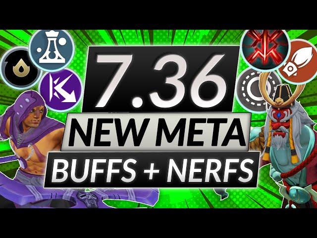 PATCH 7.36 DESTROYS THE META - Crazy New Changes - Dota 2 Update Guide Part 2