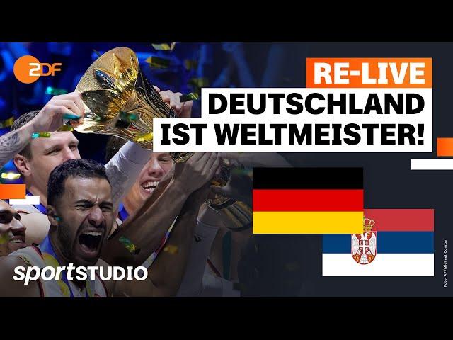 Deutschland – Serbien: Das historische Finale in voller Länge | Basketball-WM 2023 | sportstudio