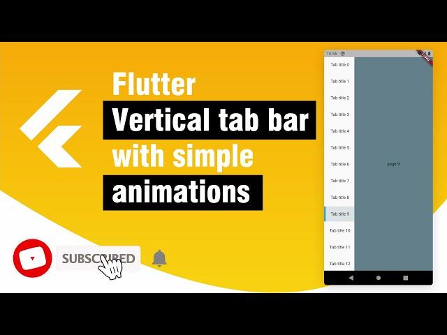 flutter vertical tab bar with animations