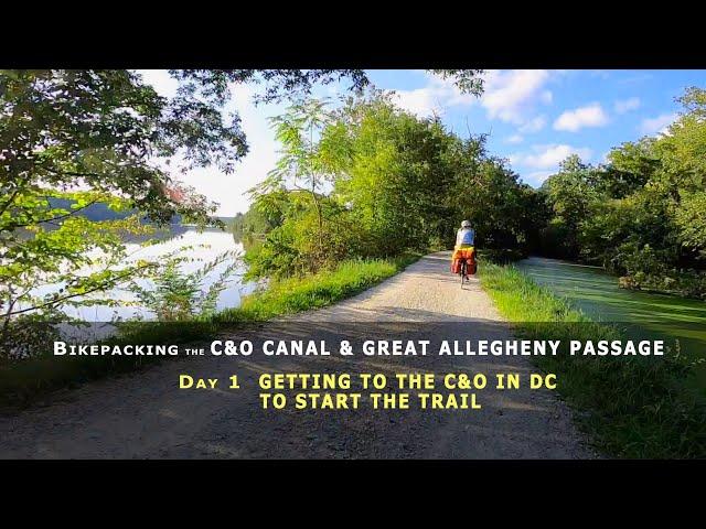 Bikepacking the C&O Canal, Great Allegheny Passage Day 1 -- Getting to the C&O to start the trail