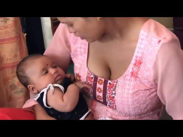 beautiful mom breastfeeding | desi breastfeeding vlog 2024 | |#breastfeeding  #breastfeeding4k