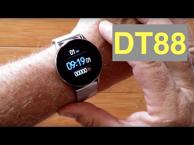 DTNo.1 DT88 IP68 Waterproof Sports/Business/Dress Health Smartwatch: Unboxing and 1st Look