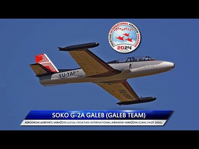 4K⁵⁰️Soko G-2A Galeb (Galeb Team)-(CIAV 2024_14.07.2024.)