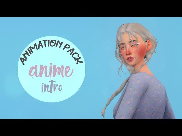 Anime intro animation pack | Sims 4