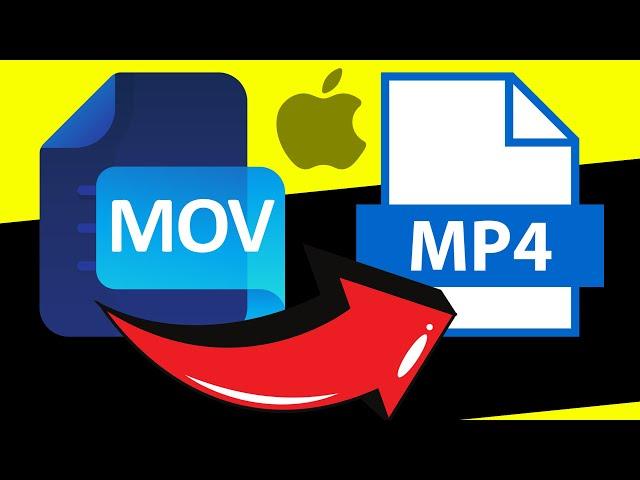 How to Convert MOV to MP4 on Mac for FREE without 3rd Party Apps! (2024)