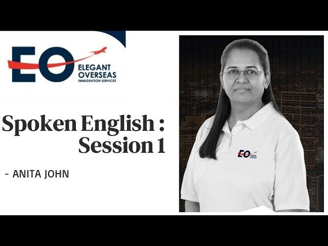 Spoken English 1 : Anita John