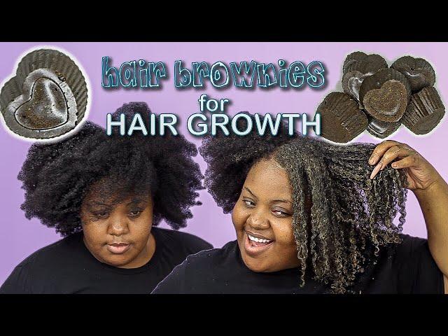 I MADE HAIR BROWNIES!! | DIY Ayurvedic Hair Gloss Bars for Hair Growth | DIY Deep Treatment