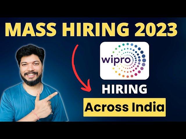 Wipro Recruitment 2023 | Off Campus Recruitment Drive | Wipro Mass Hiring @Job4freshers