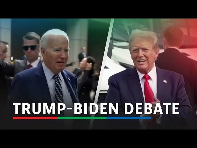 Biden, Trump in Atlanta ahead of high-stakes debate | ABS CBN News