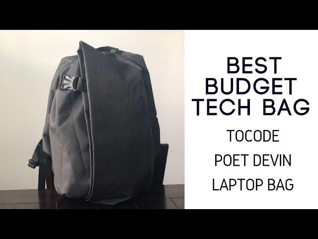 Best Budget Tech Bags: Tocode Poet Devin Anti-Theft Laptop Backpack Review