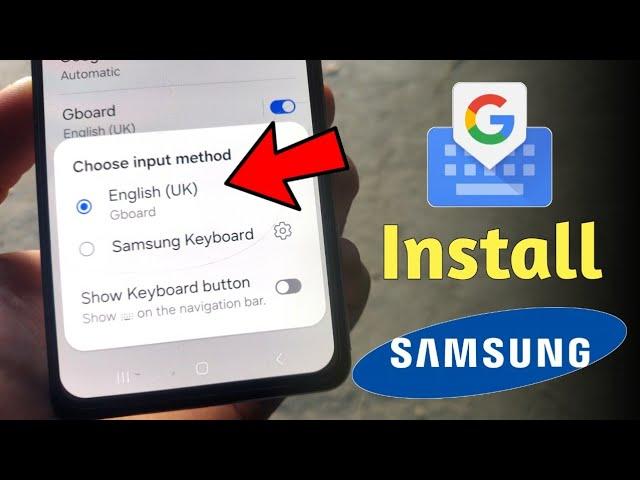 HOW TO SET GOOGLE KEYBOARD (GBAORD) ON SAMSUNG PHONE (2025)