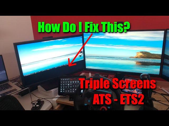 ATS & ETS2 How To Setup Triple Screens & Error Fixes 2024.