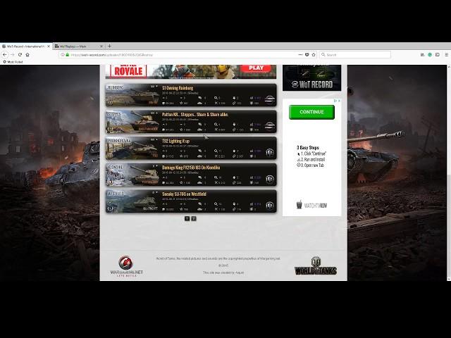 World of Tanks : WoTreplays.EU vs WoT-record.com