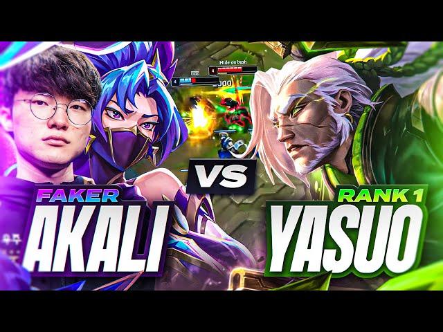 FAKER vs #1 YASUO KOREA... *CRAZY ENDING*