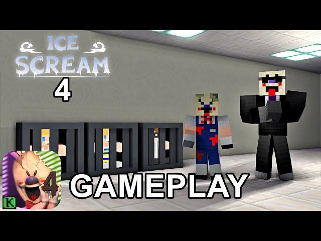 ICE SCREAM 4 GAMEPLAY IN MINECRAFT 2024