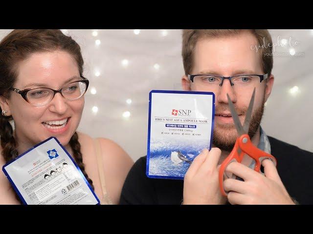 SNP Bird's Nest Aqua Ampoule Mask Review & Demo #FaceMaskFriday | CORRIE V