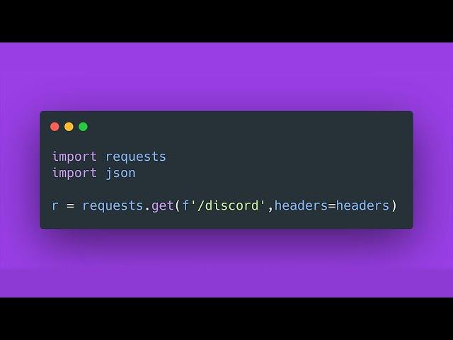 Using Python Requests to Retrieve/Scrape Discord Messages (Discord Token)