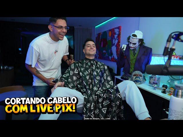 CORINGA CORTANDO O CABELO COM L1VE P1X!